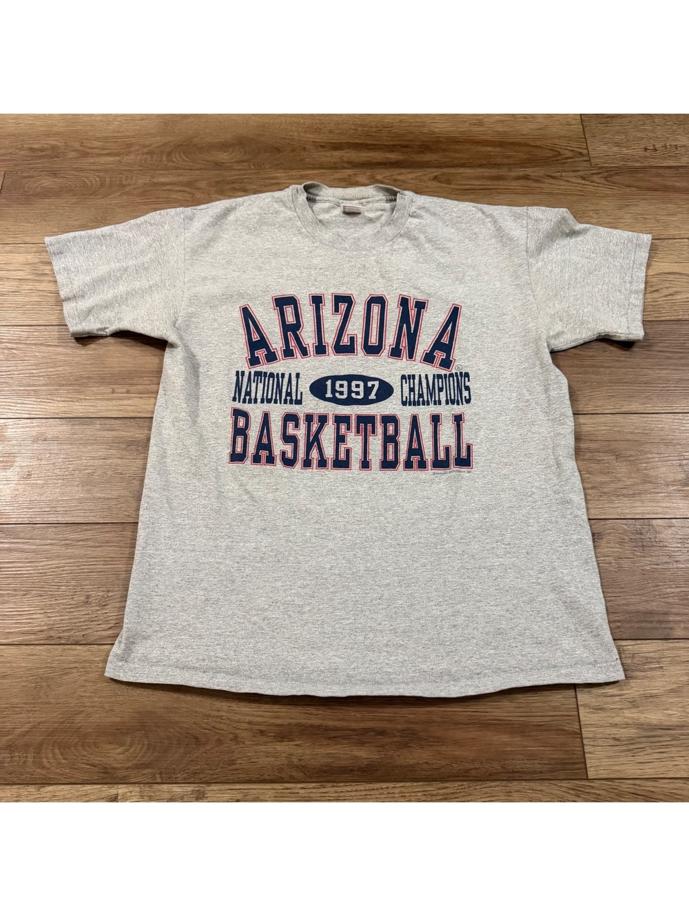 Vtg 1997 Arizona Wildcats NCAA Champs T Shirt XL Anvil